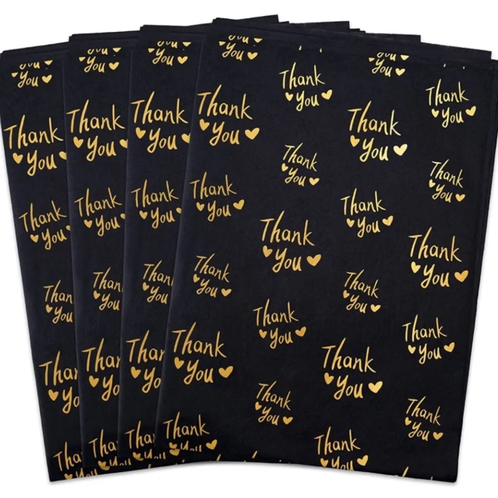 25 Thank You Tissue Paper Sheets, 20x14 PRICE IS FIRM - Picture 3 of 3
